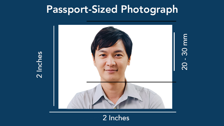 Passport-Photo for submission online to the Electronic PR (e-PR) portal