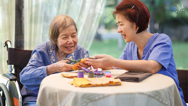 nurse assisting singapore citizen